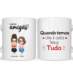 Caneca Amigas - Sempre Amigas