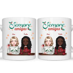 Caneca Amigas - Amigas para Sempre, Natal em Casa